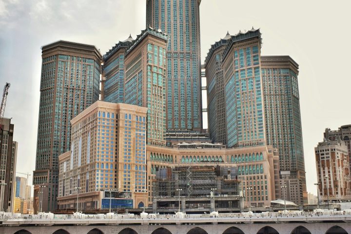 The Kaaba at Masjid al-Haram in Makkah